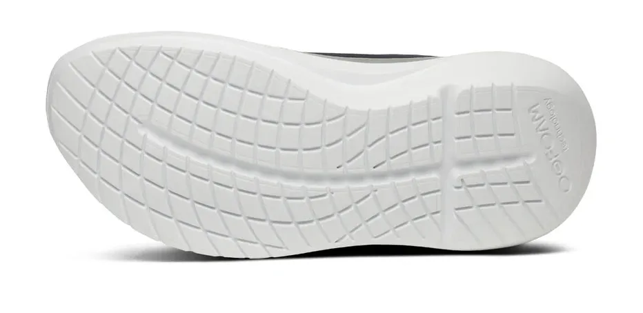 OOFOS OOMY STRIDE MEN'S BLACK/WHITE competitive event shoe purpose