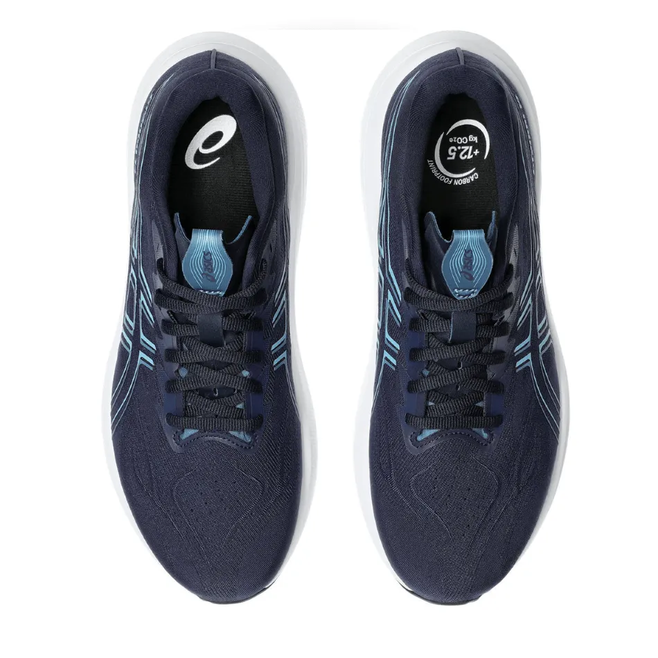 ASICS Men's GT-2000 v14 Running Shoes in Midnight/Still Water AW25 shoe laces Arch Support Shoes