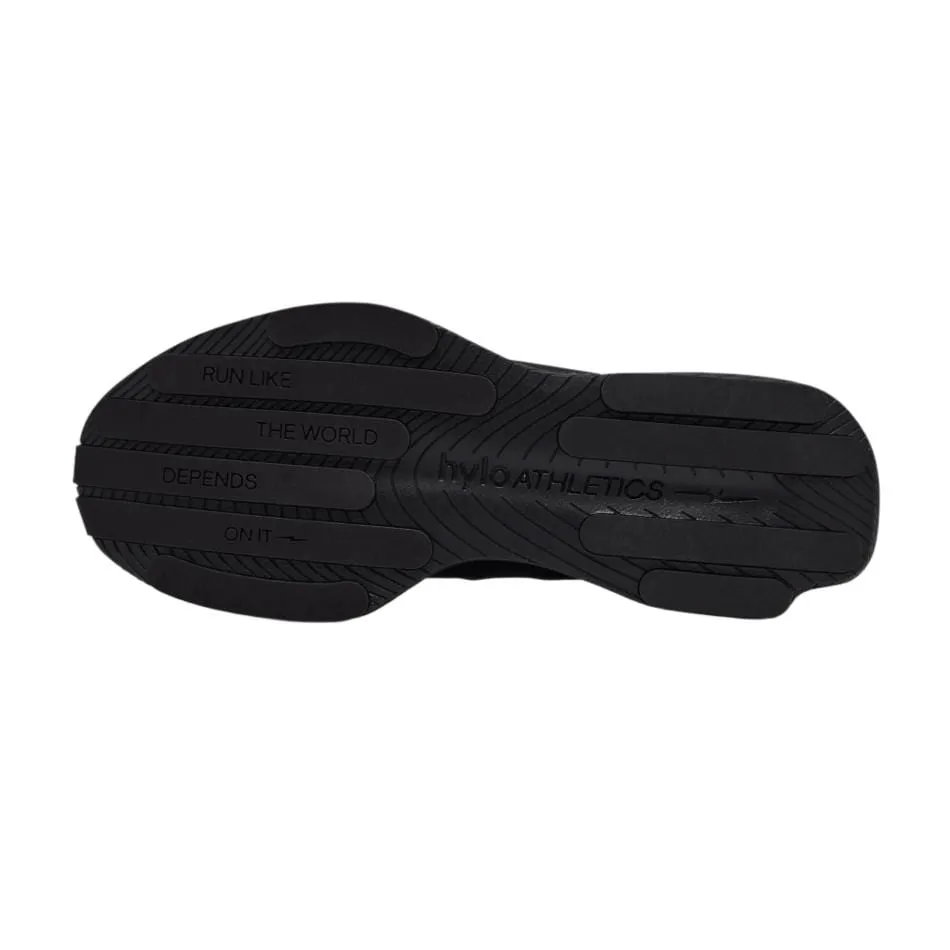 Hylo Unisex Impact Running Shoe in Triple Black Long Distance Comfort
