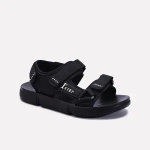 Black Velcro Strap Sandals 0141180 Travel-Ready Comfort