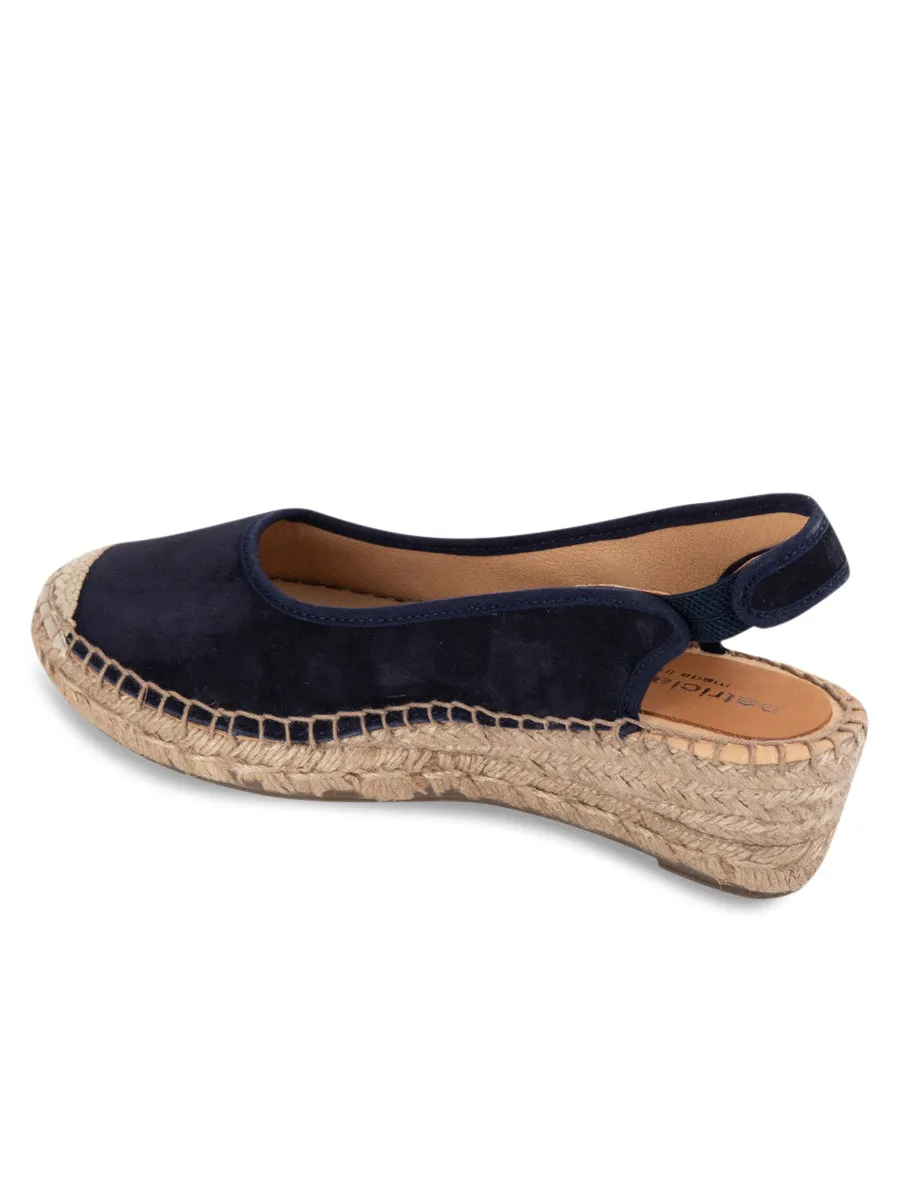Valencia Closed Toe Slingback Espadrille Stone Path Treaded Sole