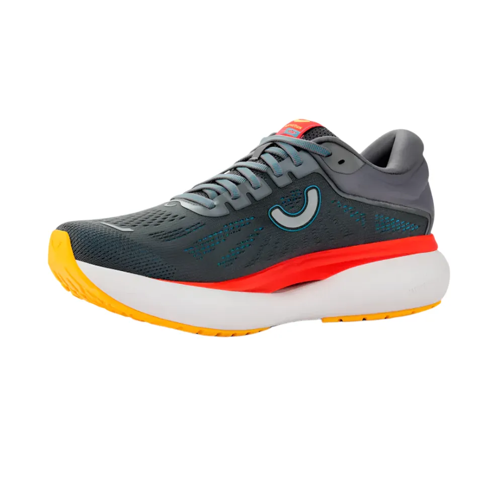 Truemotion Men's U-TECH Aion 3 Running Shoes in Castlerock/Orange.com/Tahitian Tide AW25 running on trail