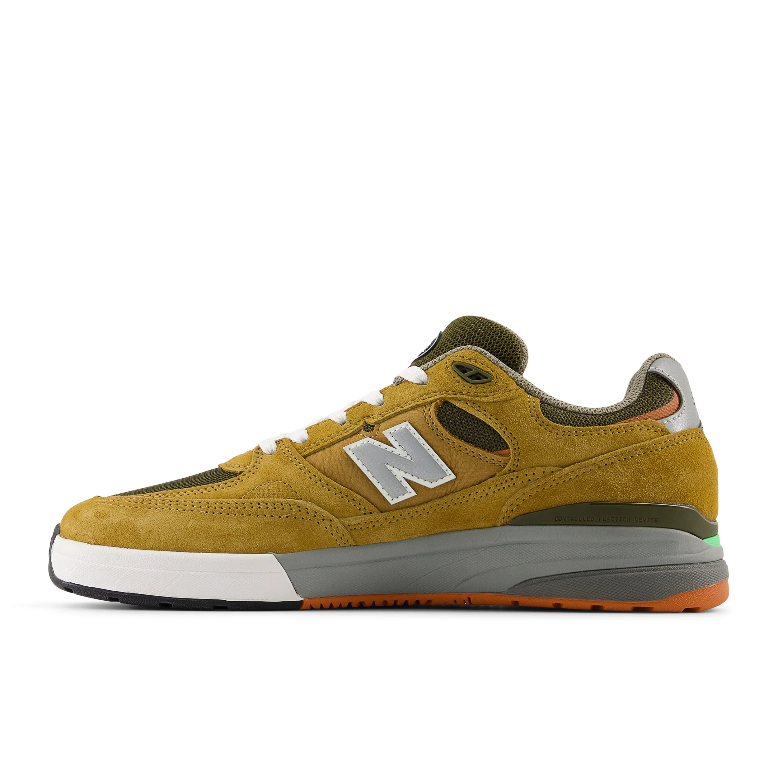 Pro Movement New Balance Numeric 933 Andrew Reynolds Skateboard Shoes - Camel With Dark Brown