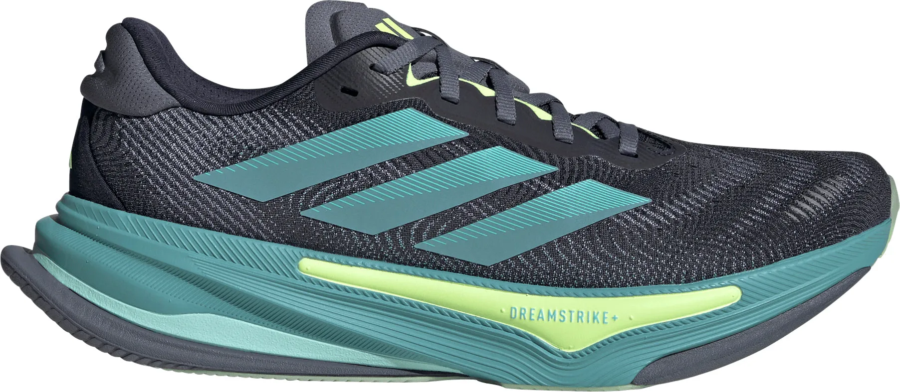 Anti Slip Supportive adidas Supernova Prima 2 Mens Running Shoes - Black