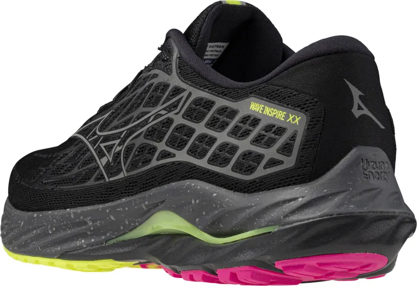Stage Glow Mizuno Wave Inspire 20 Running Shoes - Black