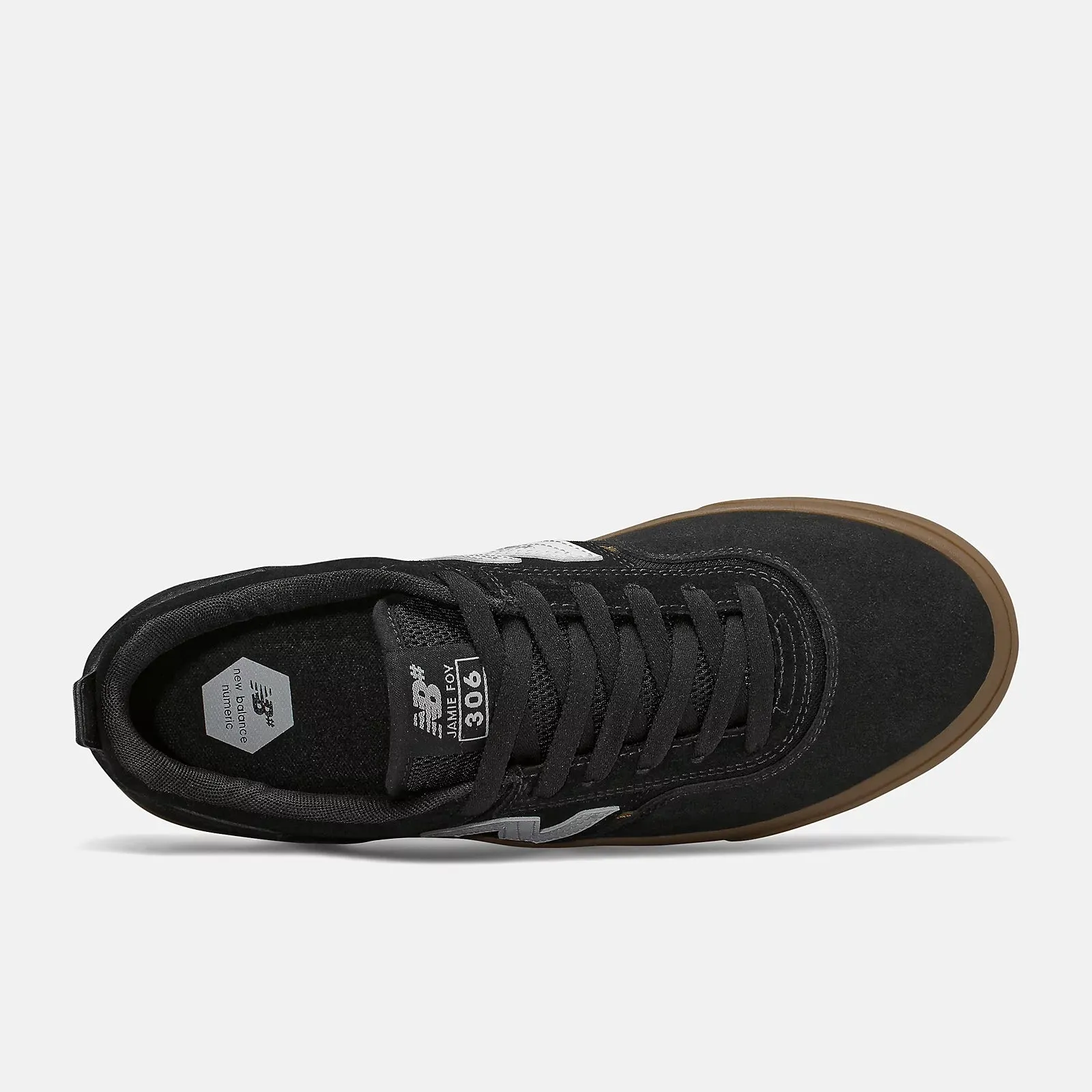 New Balance Numeric 306 Jamie Foy Skateboard Shoe - Black/Gum Fan Favorite Lightweight Style