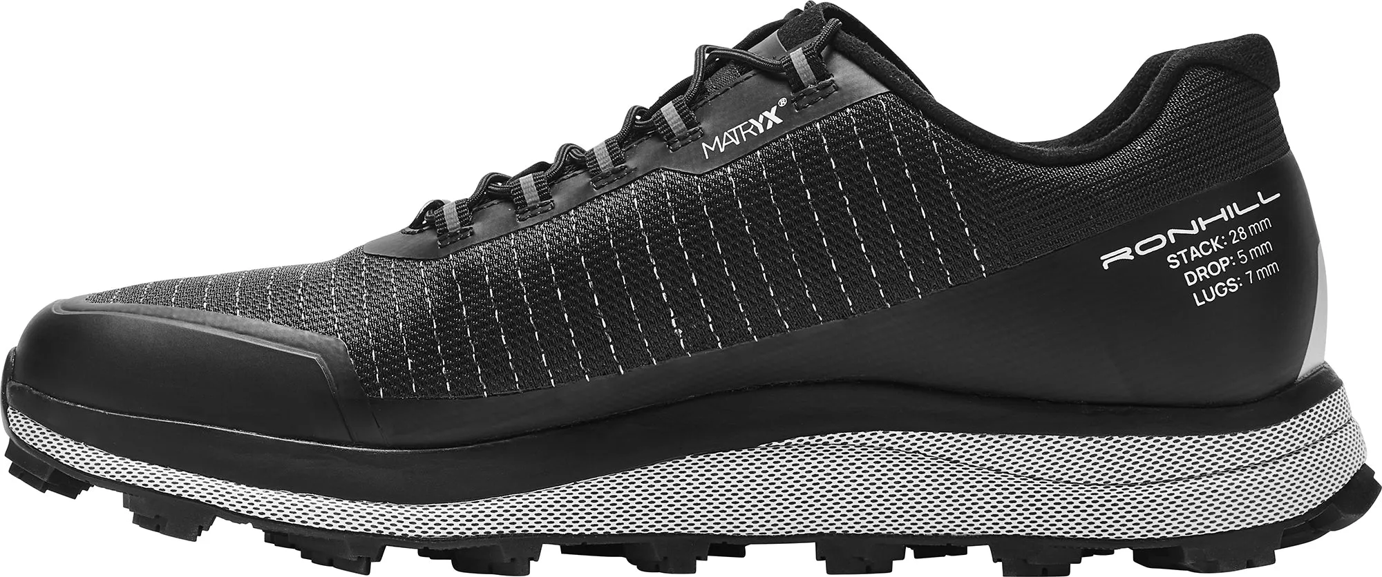 Event Mode Comfort Walk Ronhill Reverence Mens Trail Running Shoes - Black