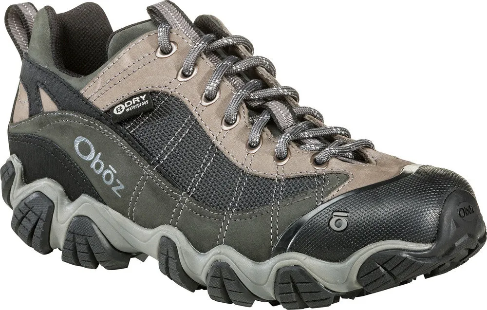 Oboz Firebrand II Low Waterproof (Men's) - Gray Quick Break-In