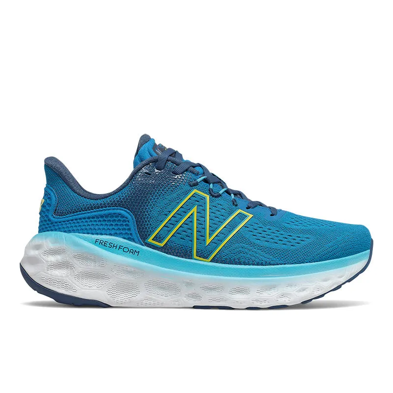 Sporty trainers Fresh Foam More v3 - Wave Blue with Rogue Wave - Men's