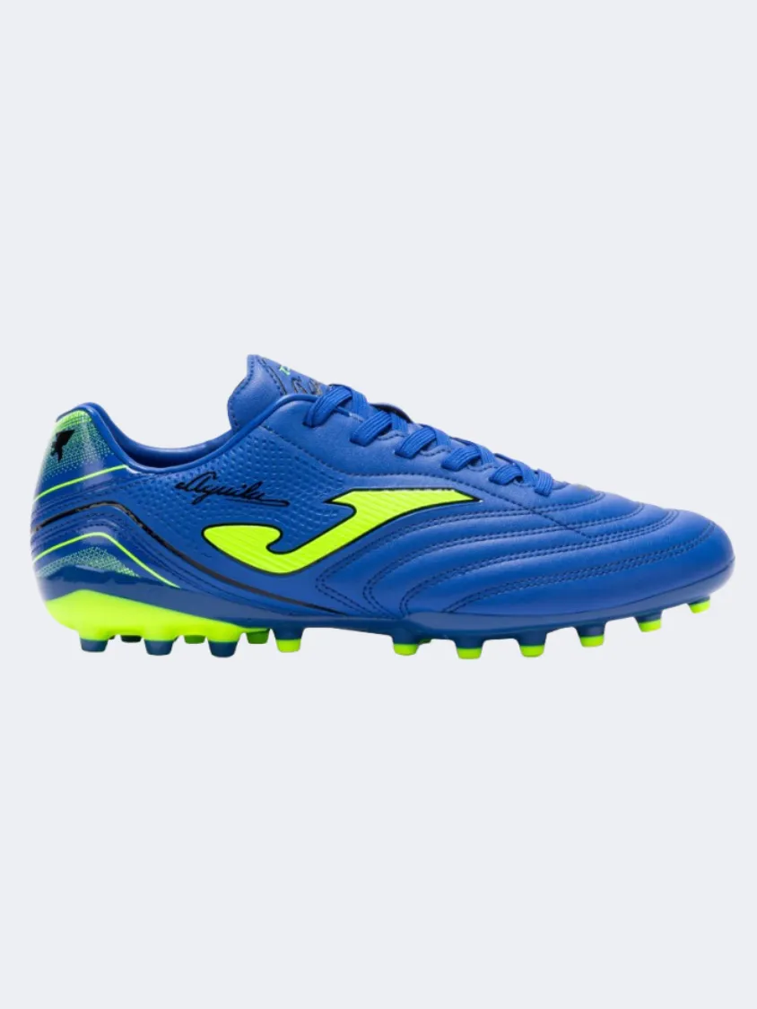 Joma Aguila 2404 Men Football Shoes Royal Blue/Yellow All terrain
