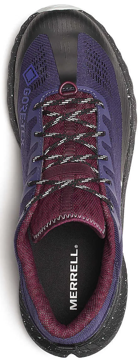 Merrell Agility Peak 5 GORE-TEX Mens Trail Running Shoes - Blue Cushioned Base Busy Professionals