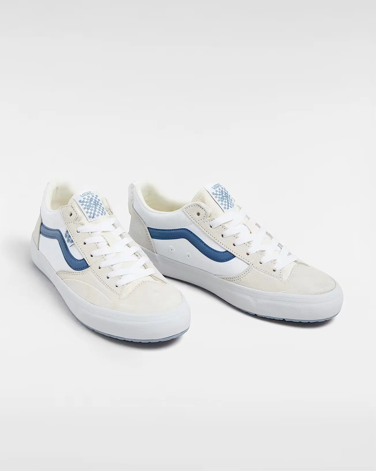 Stylish Appearance Vans Skate Lizzie Low Skateboard Shoes - White / Light Blue
