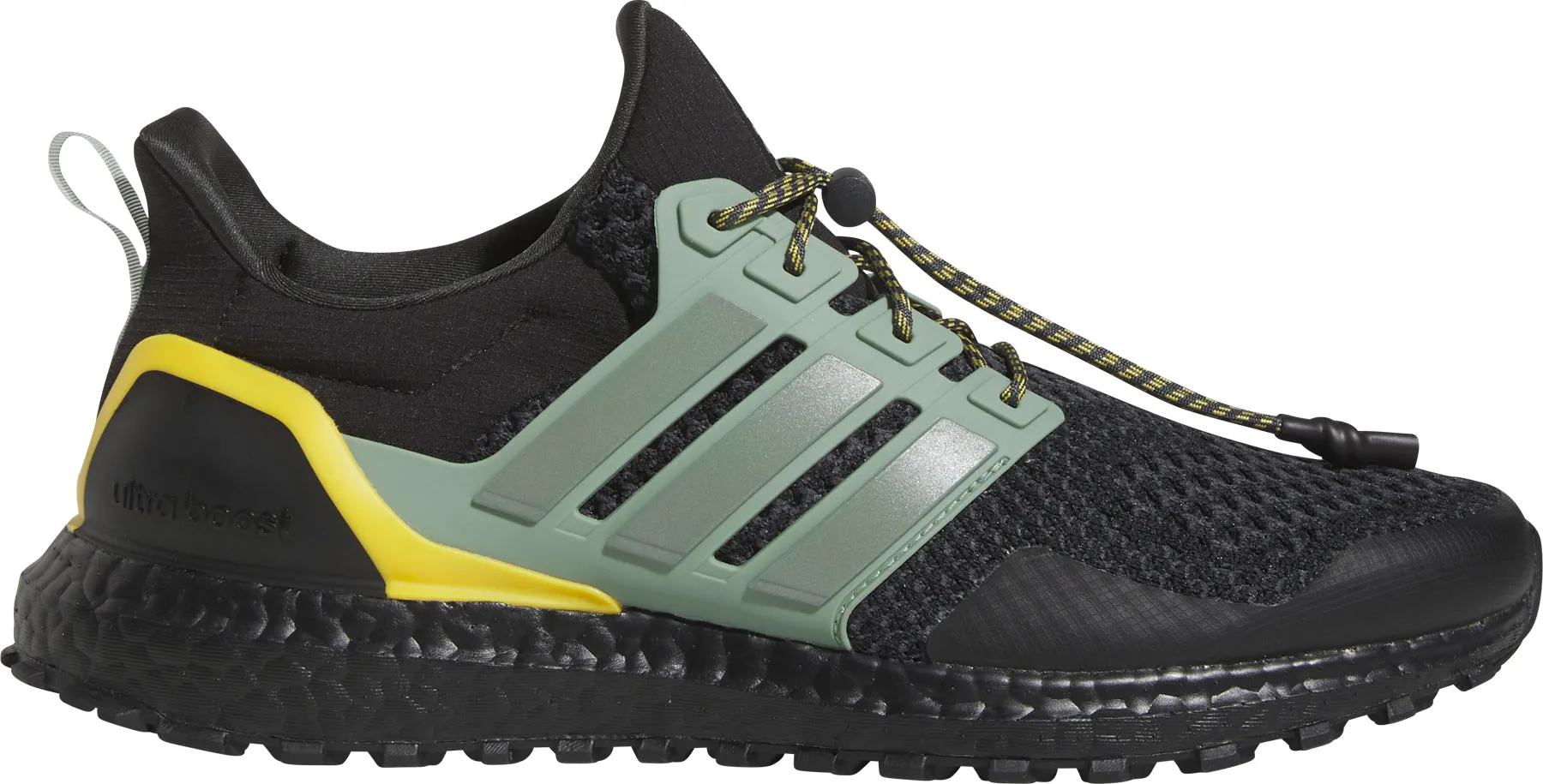 Quick Fit adidas Ultra Boost 1.0 Mens Running Shoes - Black