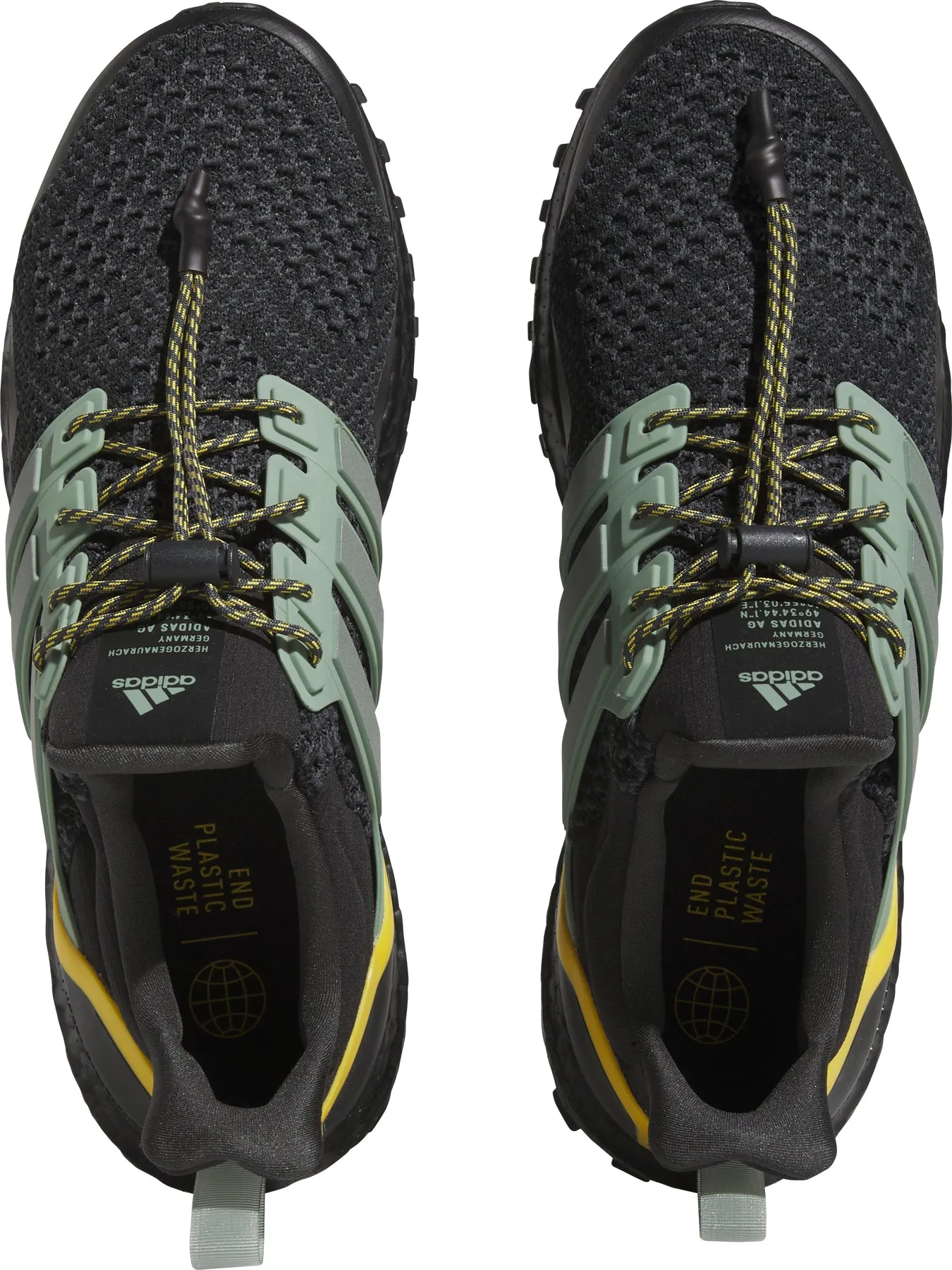adidas Ultra Boost 1.0 Mens Running Shoes - Black slow walk