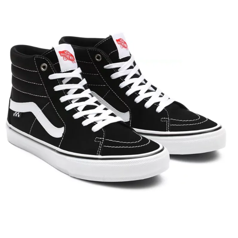 Skate Lifestyle Vans Skate Sk8 Hi Skate Shoes - Black/White