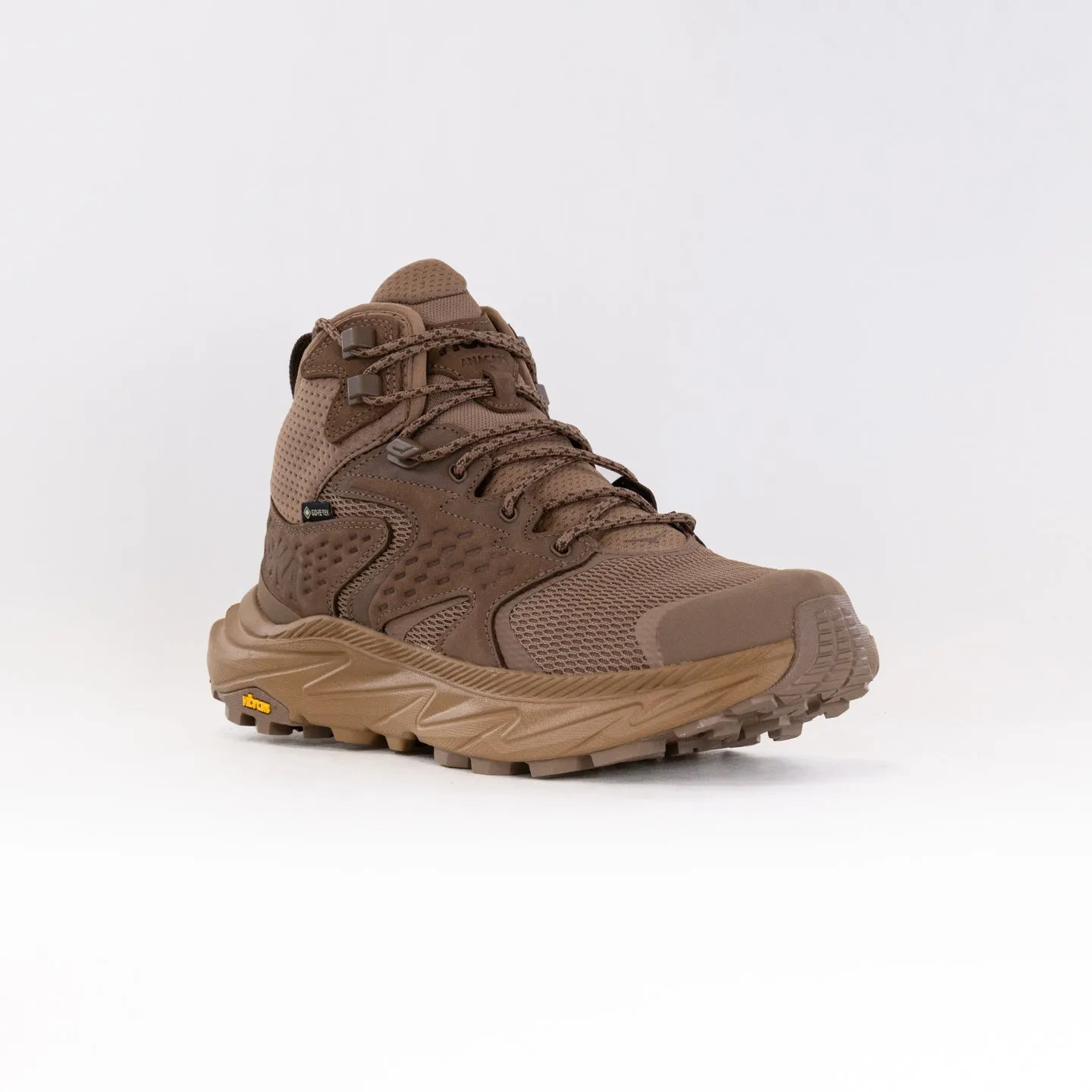 Hoka Anacapa 2 Mid GTX (Men's) - Rye/Bark Trekking Style Trail Endurance