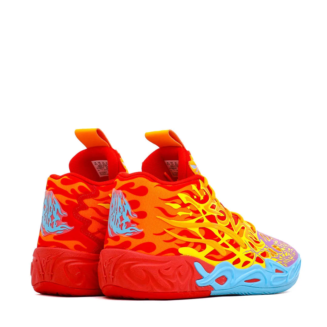 Puma Basketball Men MB. 04 Phoenix Red Orange Glow 311308-01 Contoured Footbed Lace   Up