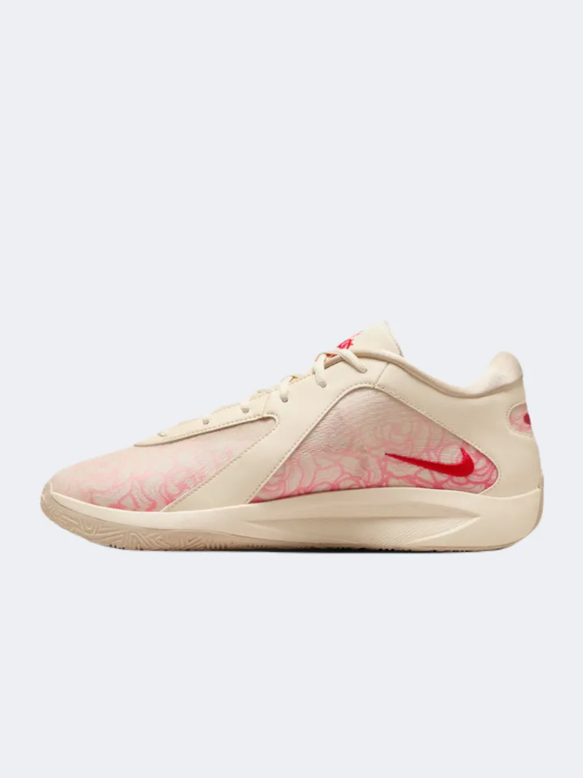 Breathable Upper Efficient Cushioning Nike Zoom Freak 6 Nrg Men Basketball Shoes Coconut/Red/Pink