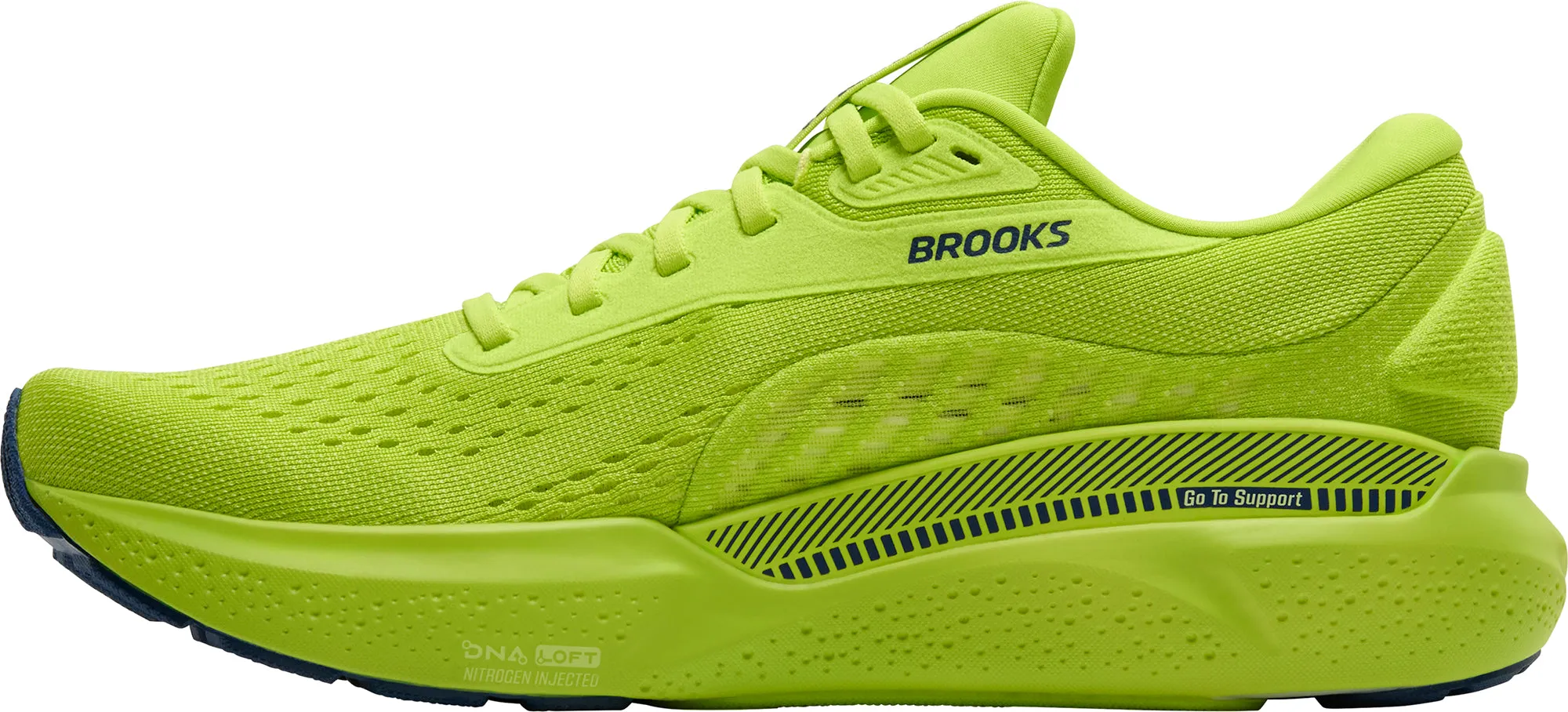 Foot Glow Wardrobe Base Brooks Adrenaline GTS 24 Mens Running Shoes - Green
