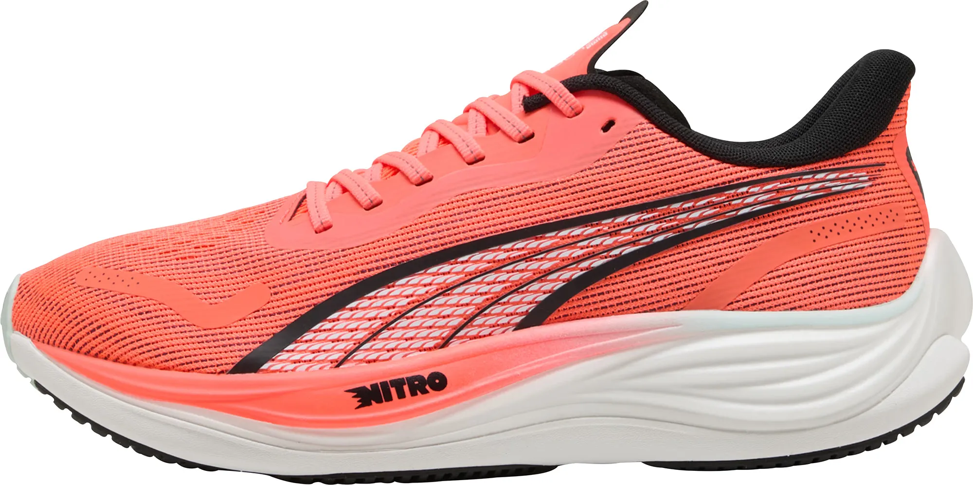 Mesh Cool Puma Velocity Nitro 3 Mens Running Shoes - Red