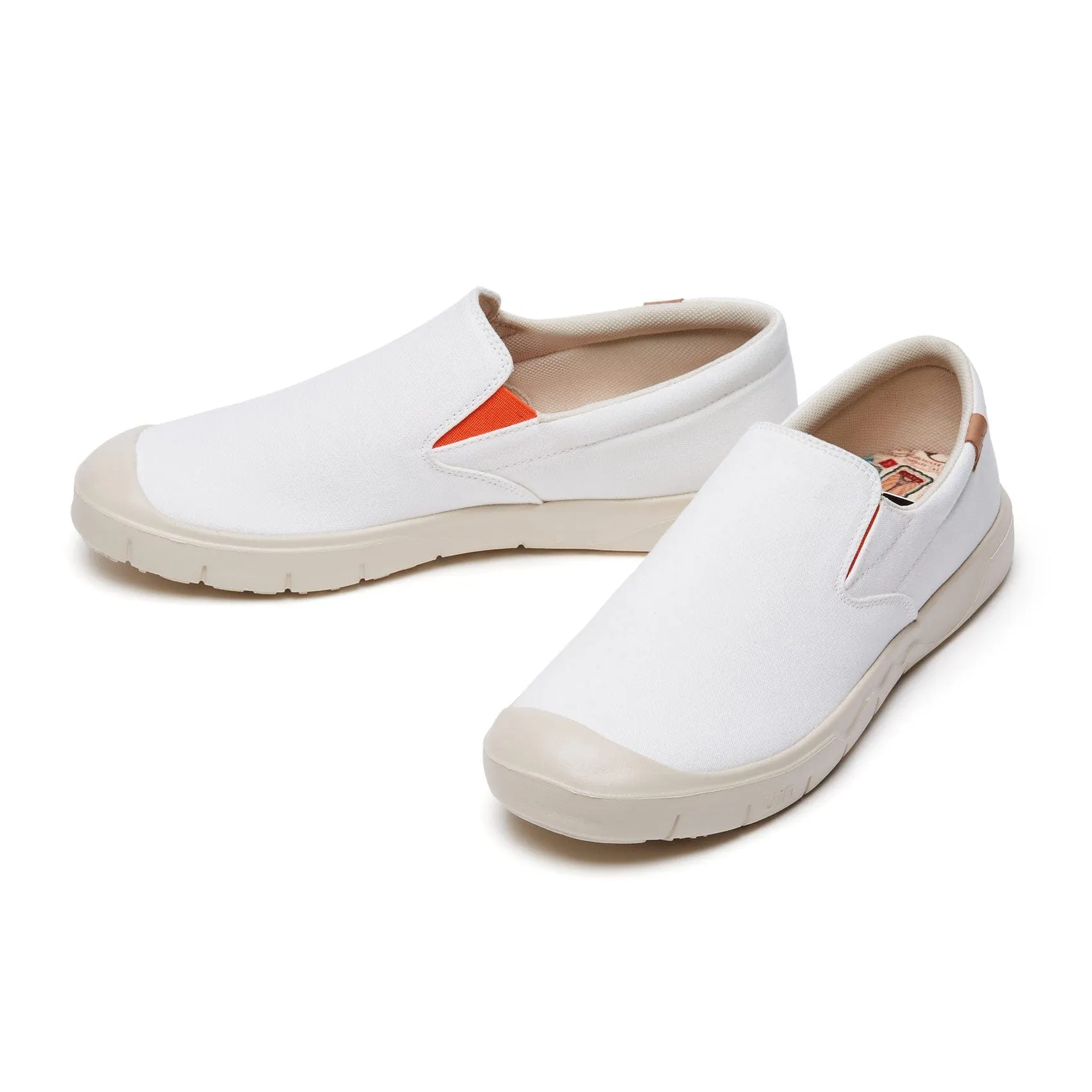 Pure White Canvas Cadiz I Women Sturdy Outsole