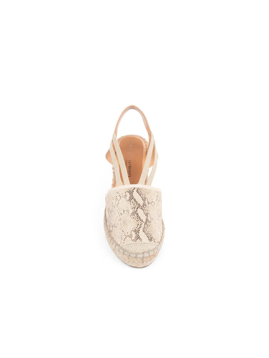 Seville Closed Toe Slingback with Elastic Strap Route Step Mesh