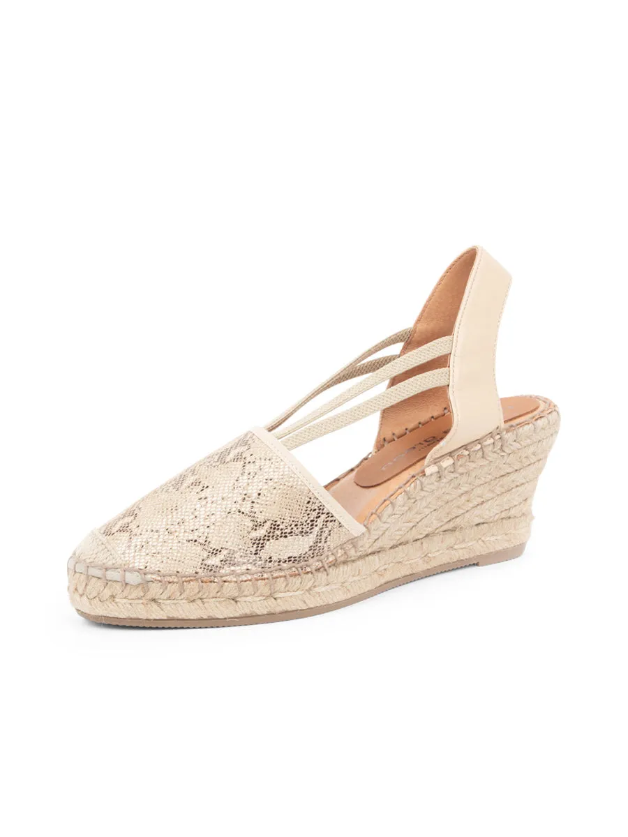 Easy Care Seville Closed Toe Slingback with Elastic Strap