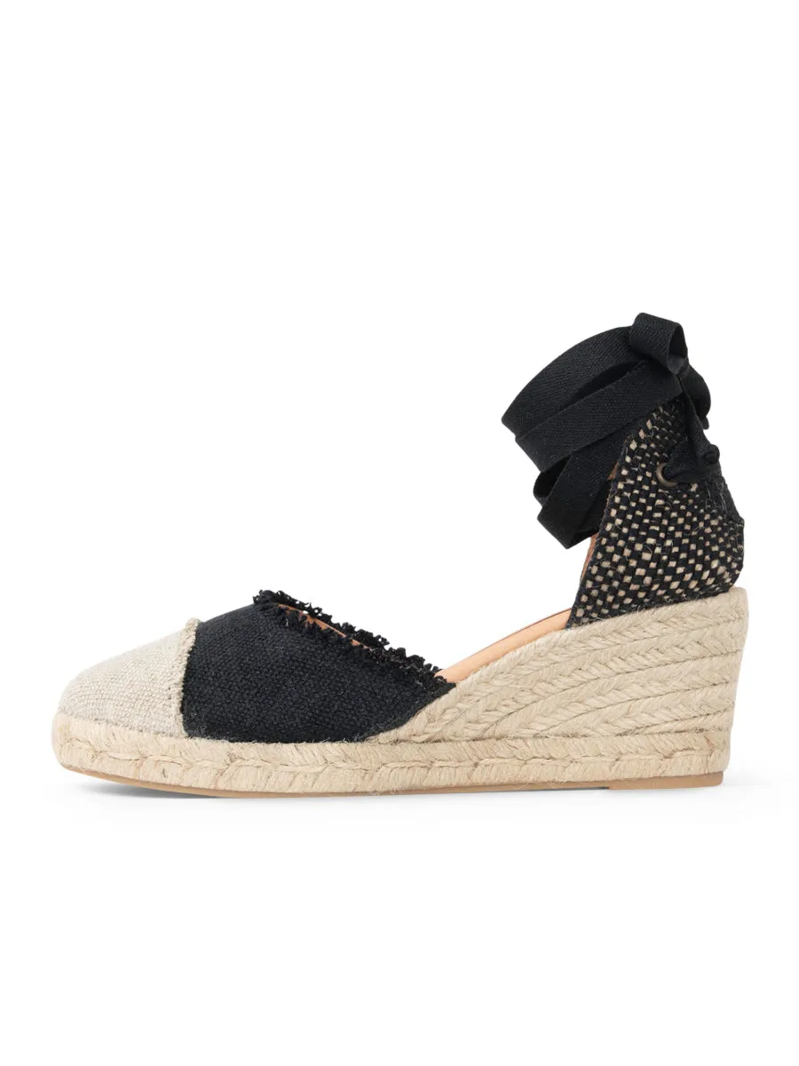 Elle Cap Toe Lace Up Espadrille Relax Mode Flexible Fit