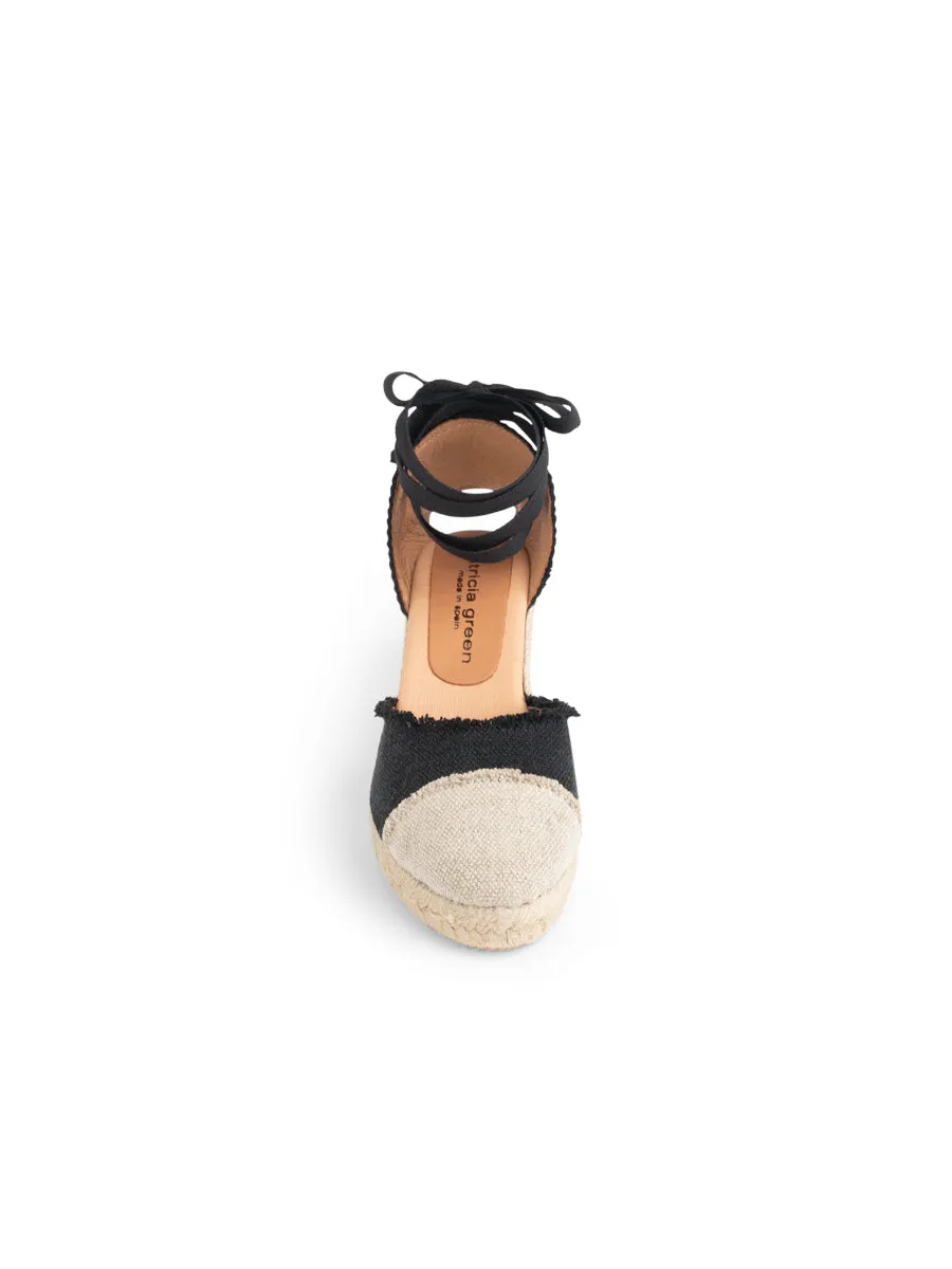 Season Ready Elle Cap Toe Lace Up Espadrille