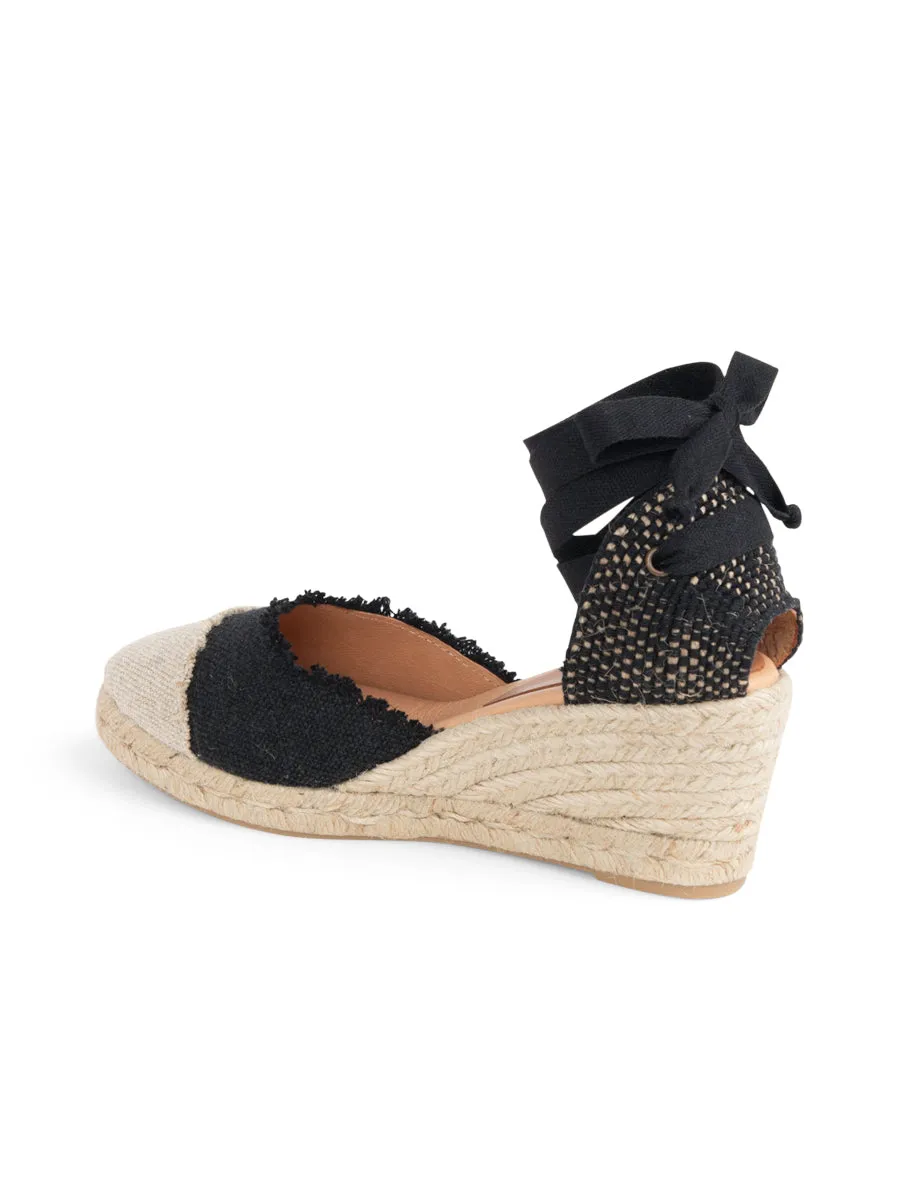 Work Wear Active Life Elle Cap Toe Lace Up Espadrille