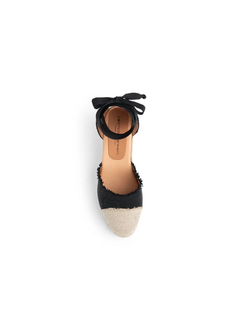 SoftInterior Low noise Elle Cap Toe Lace Up Espadrille
