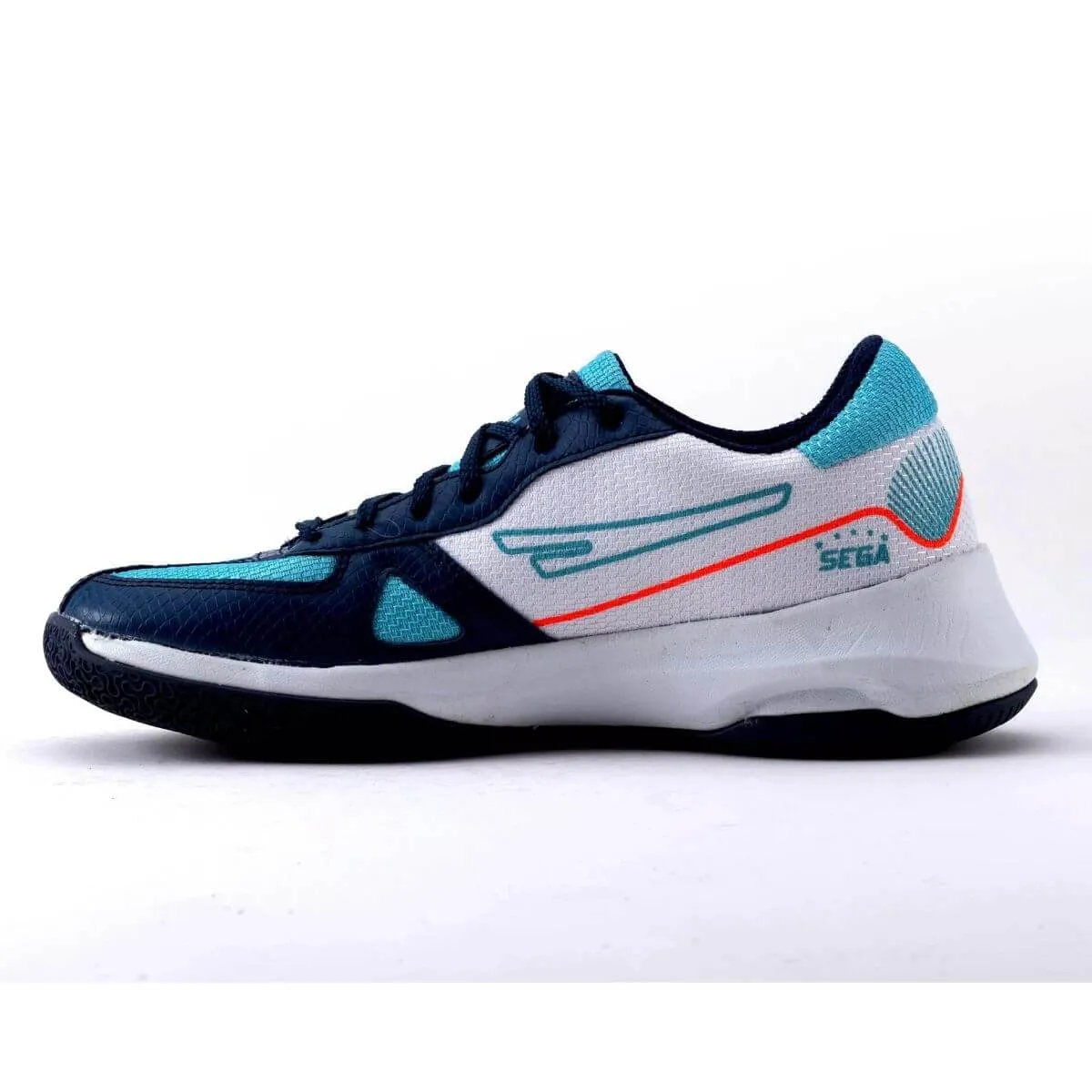 Dynamic Performance Sega Swing Basketball Shoes (White/Blue)