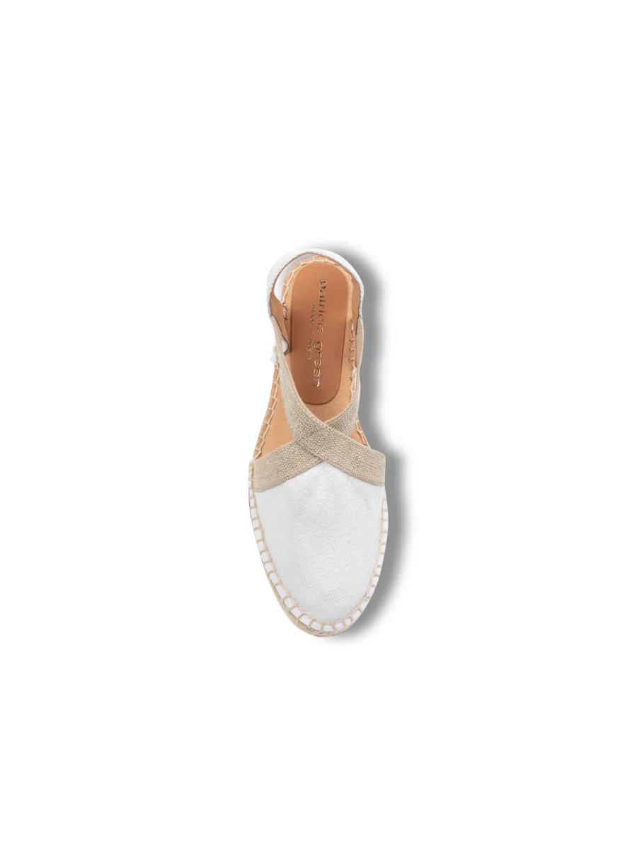 Grace Closed Toe Elastic Espadrille Grip Control Walk With Ease