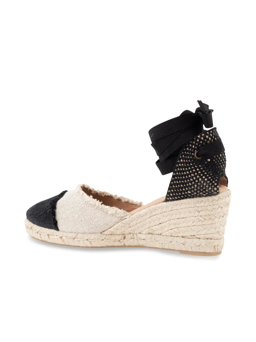 Beach Walks Elle Cap Toe Lace Up Espadrille