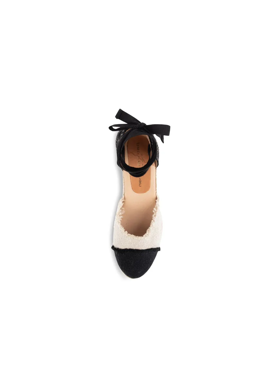 Easy Wear Elle Cap Toe Lace Up Espadrille