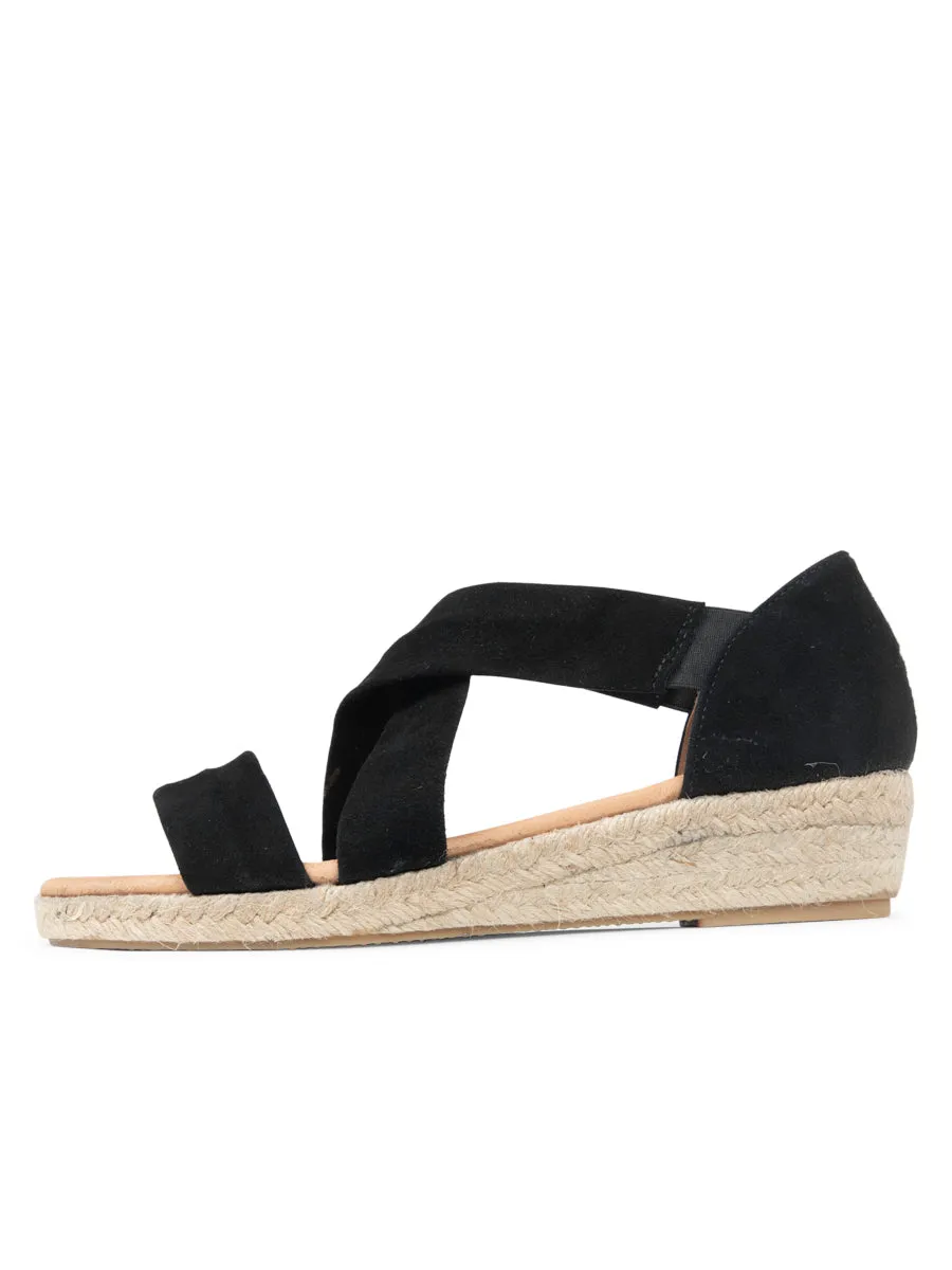 Comfortable Walk Eliza Criss-Cross Elastic Espadrille Sandal
