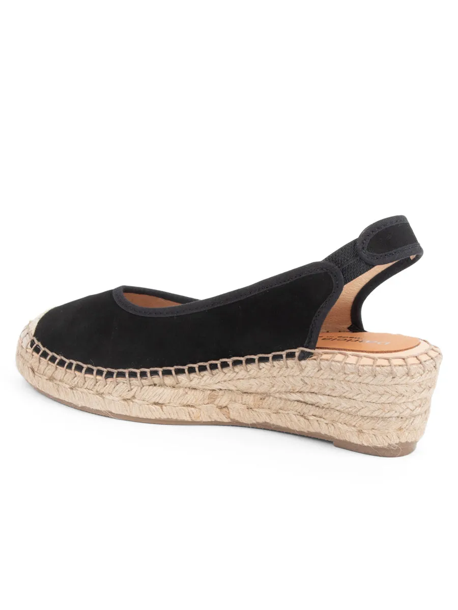 Short Walk Soft   leather Valencia Closed Toe Slingback Espadrille