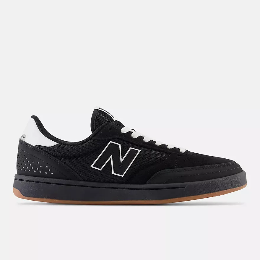New Balance Numeric 440 Skateboard Shoes - Black / White All Weather Wear