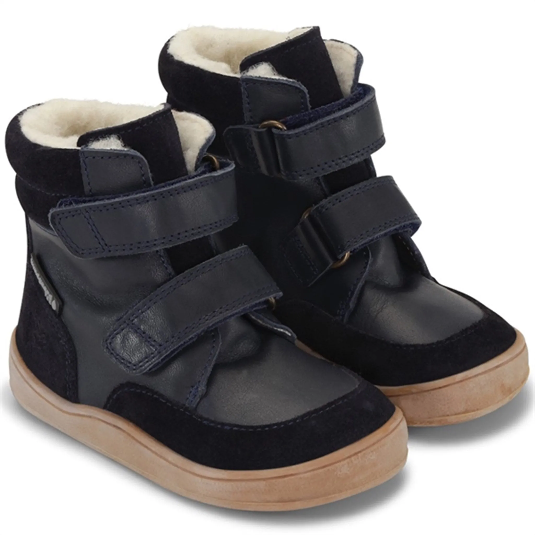 Snow Rugged Outdoor Trail Bundgaard Basil Strap Mini II Tex Winter Boot Navy VB