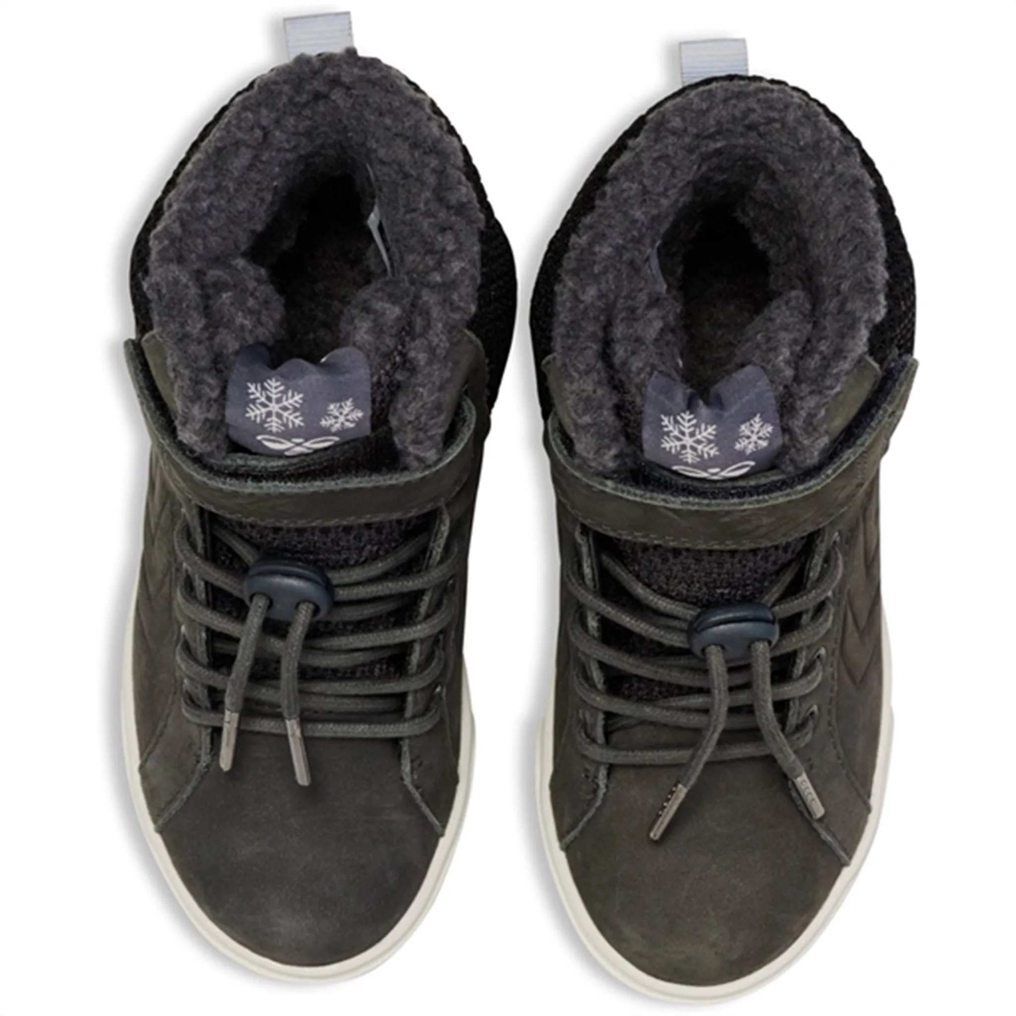 Snow Casual Street Style Hummel Splash Tex Jr Winter Boots Asphalt