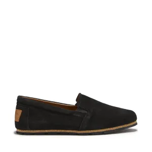 Smart option Comfort core Tyre Sole Espadrilles, black suede