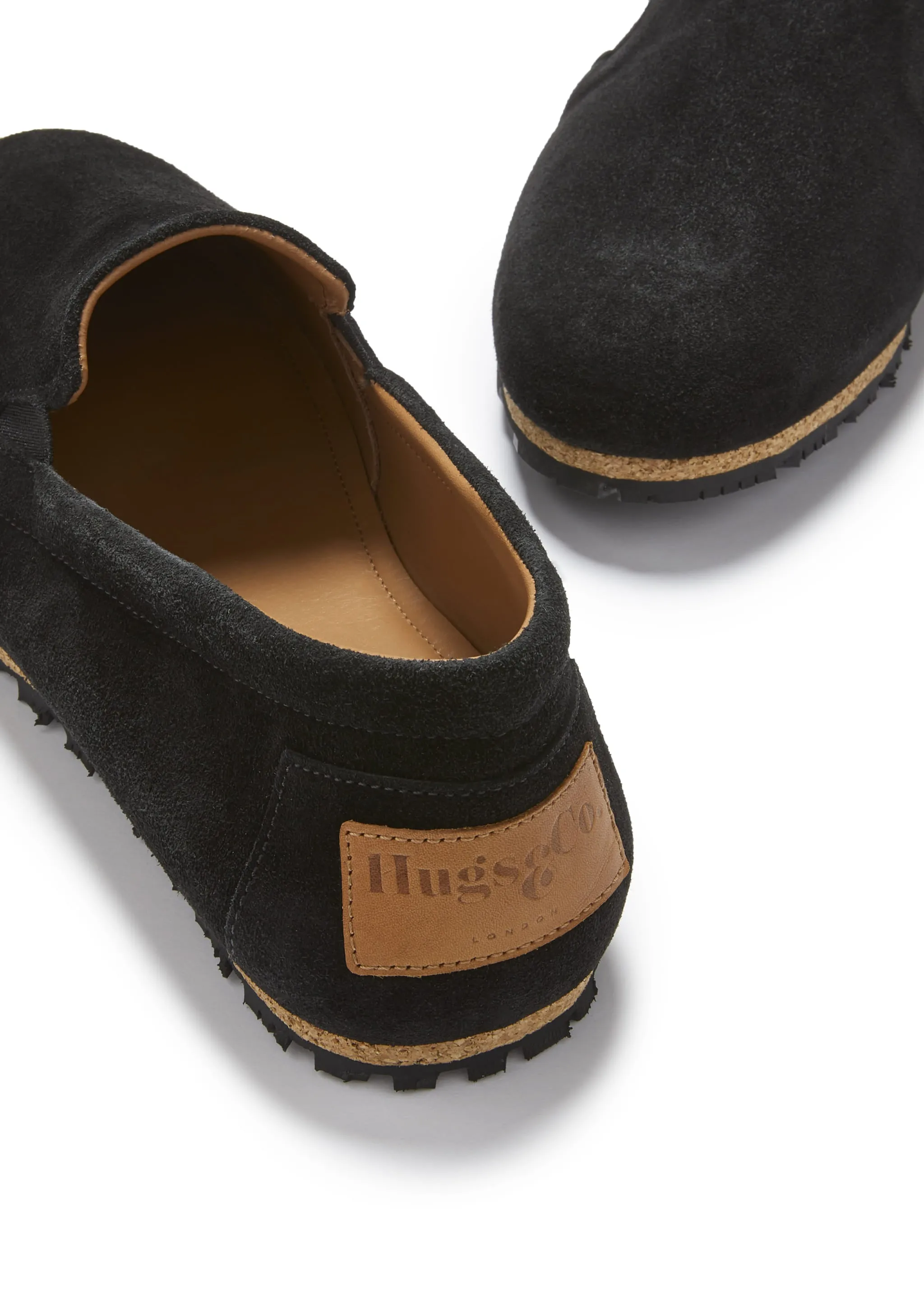 Dawn Jog Tyre Sole Espadrilles, black suede
