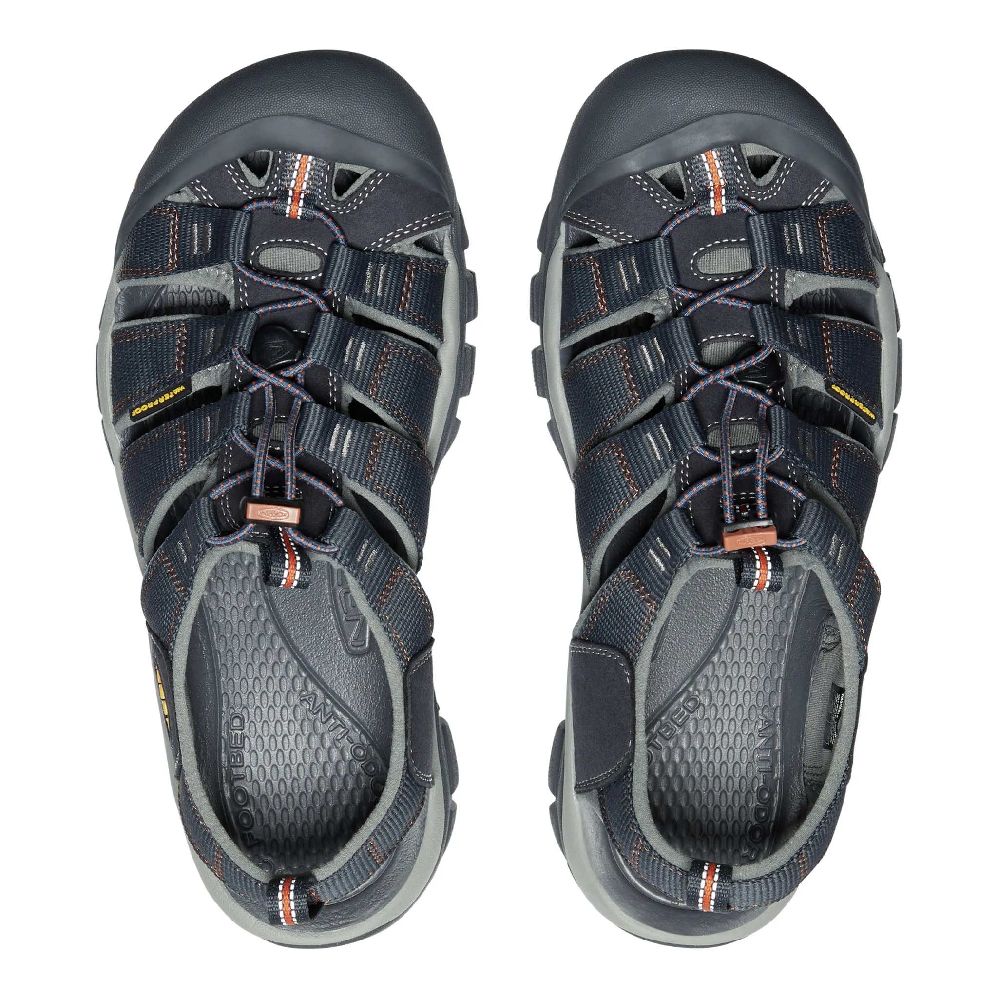 Men's Newport H2 India Ink/Rust heel cup Breath Line