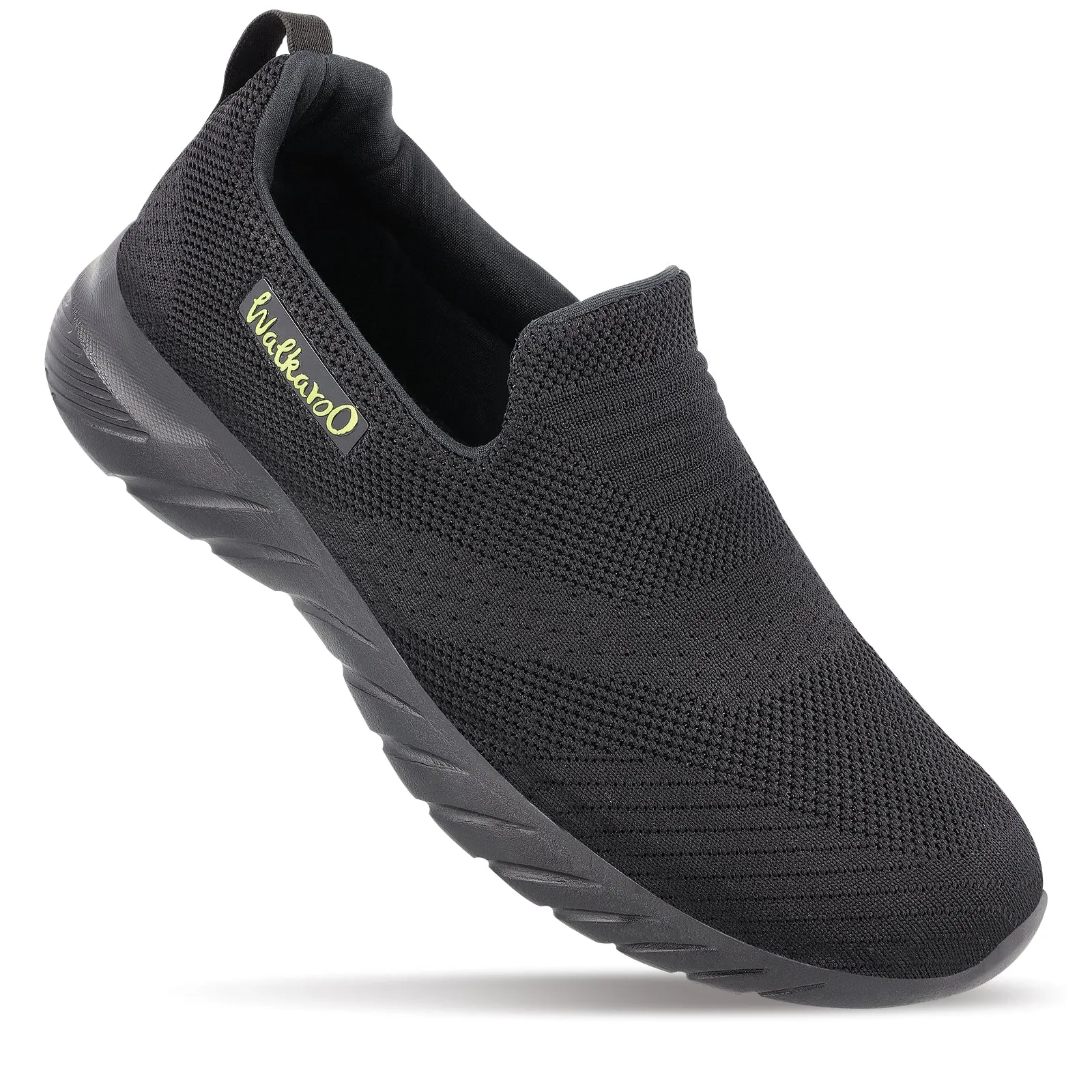 Men's Slip-on Walking Shoe - XS9750 Black Breathable mesh Quick Slip Comfort