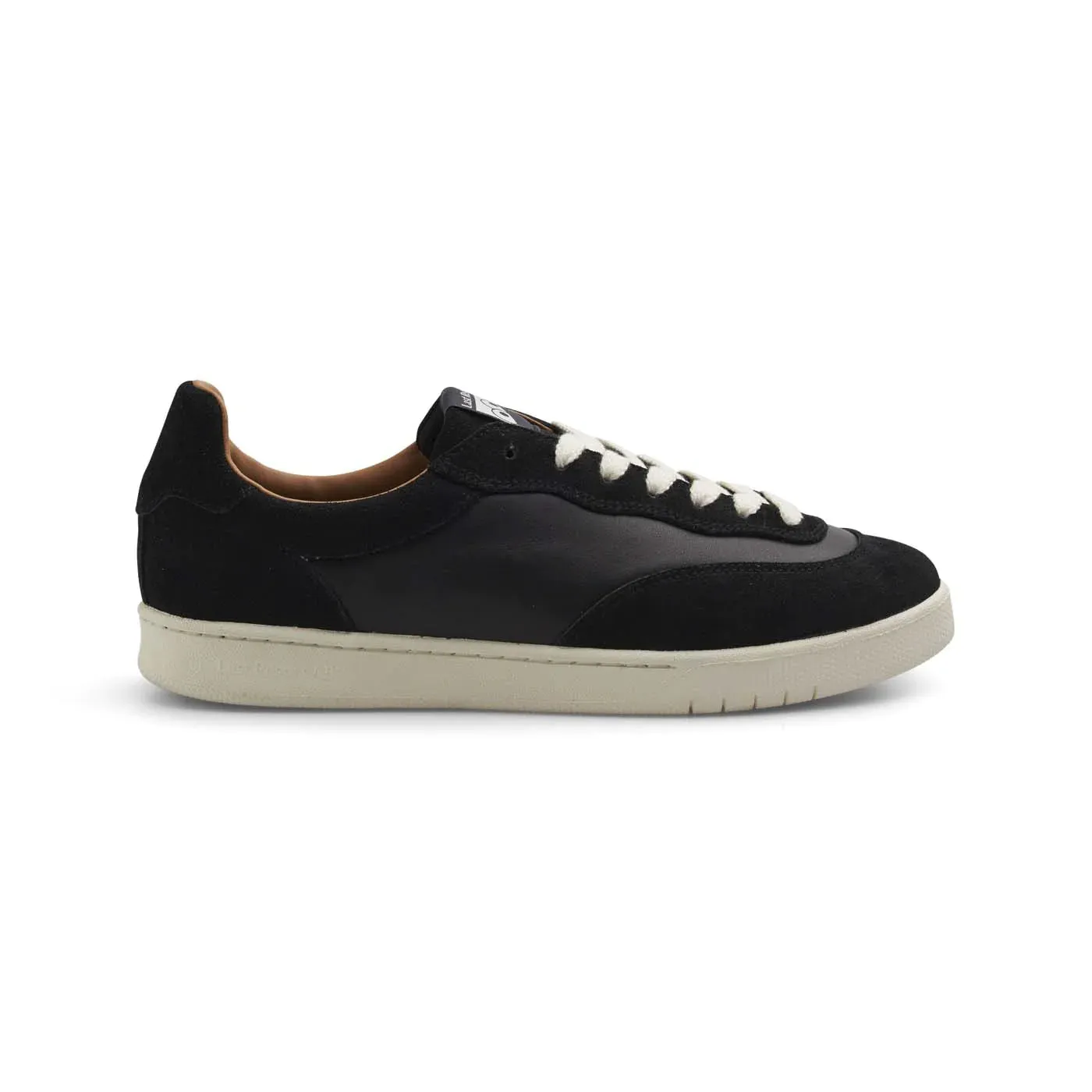 Last Resort AB CM001 Lo Suede / Leather Skate Shoes - Black / White Anti Friction