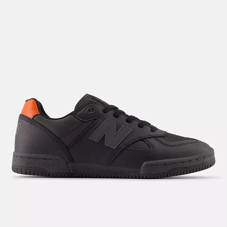 New Balance Numeric Tom Knox 600 Shoes - Black/Orange Flex Performance High Traction Rubber