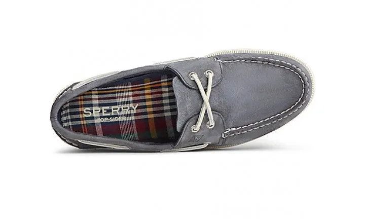 Flex Appeal Authentic Surf Boat Shoe - Grey