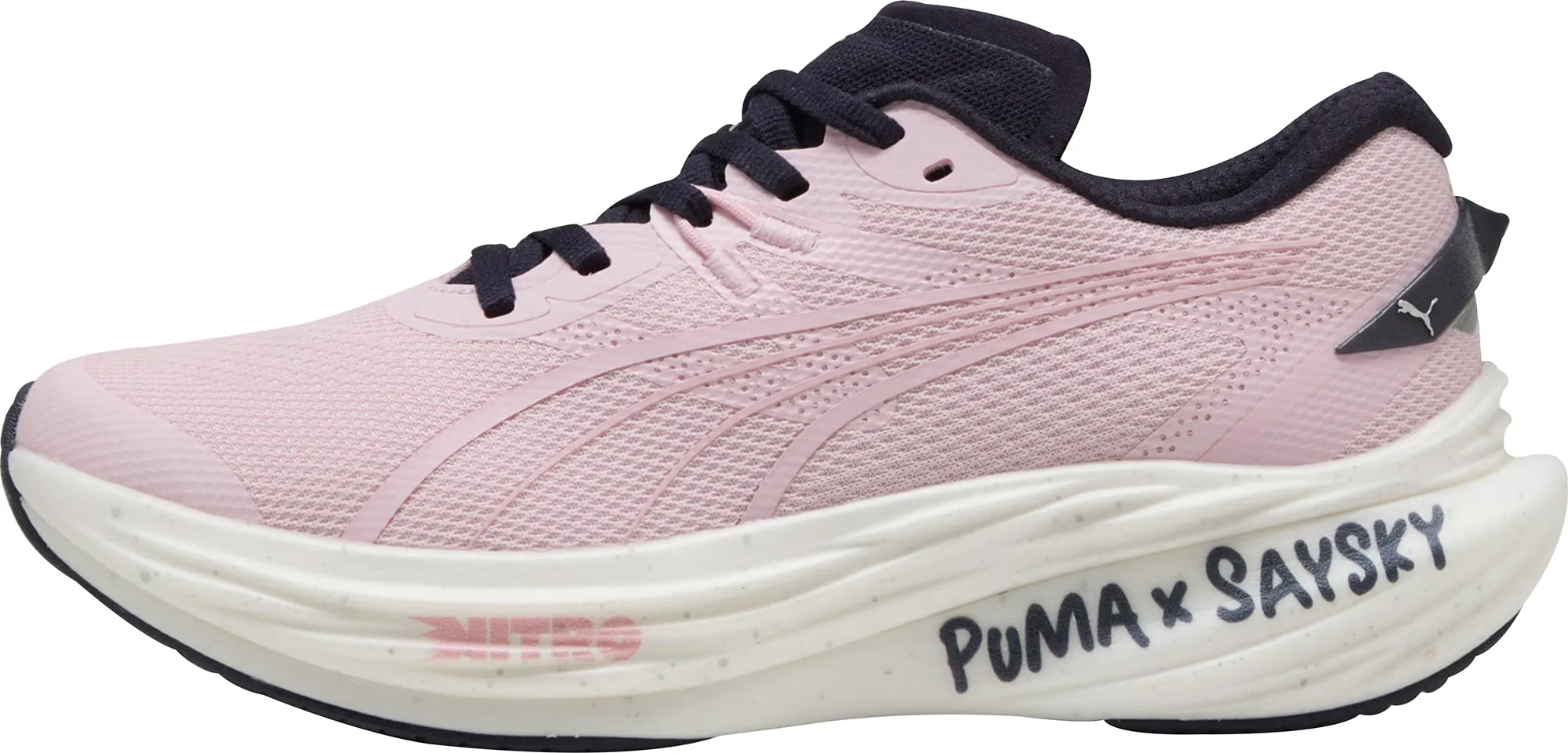 Future Walk Mom Safe Puma Deviate Nitro 3 X SAYSKY Mens Running Shoes - Pink