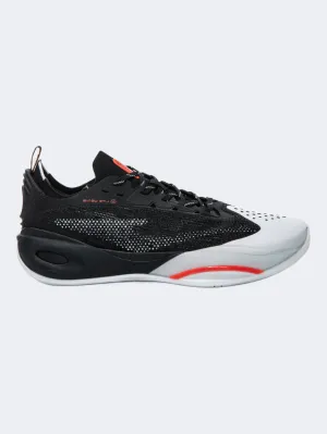 Seamless Internal Sock Practice Match Wear Erke Men Basketball Shoes Black/White