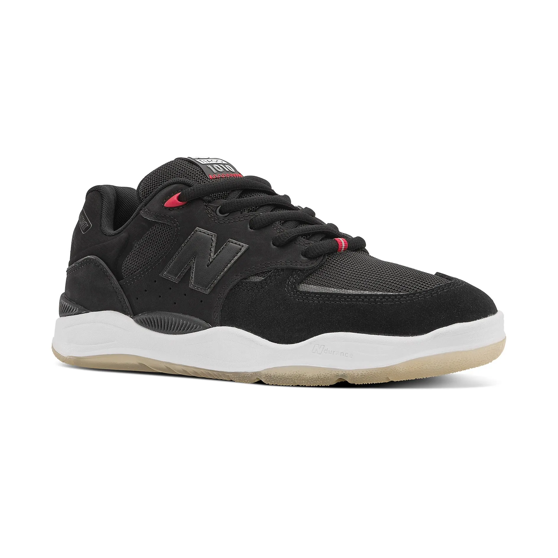 Quick lace Trend Fashion New Balance Numeric 1010 Tiago Lemos Skateboard Shoe - Black/Black